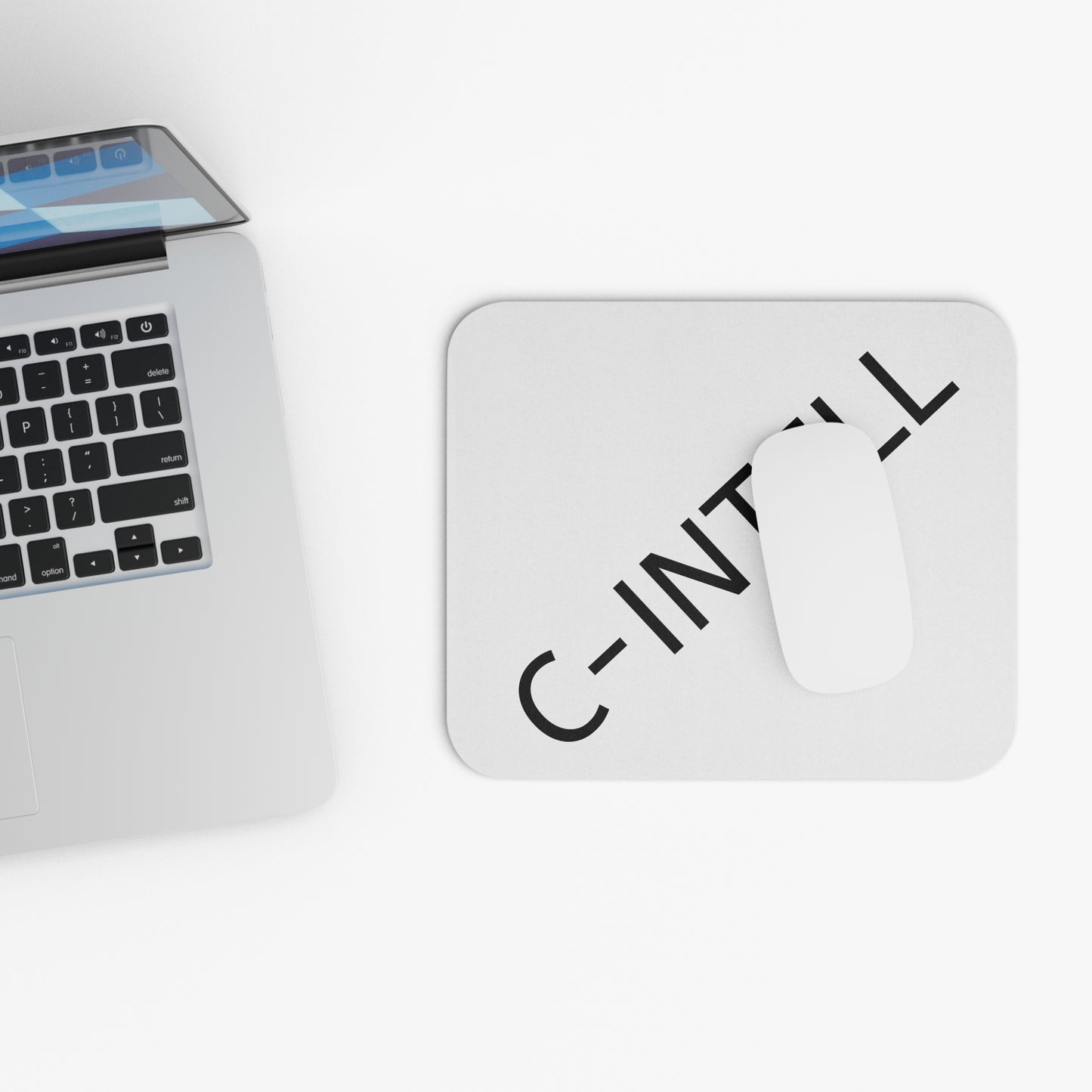 Minimalist C-INTELL Mouse Pad for Home Office
